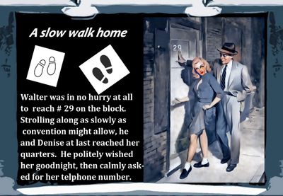 a slow walk home
