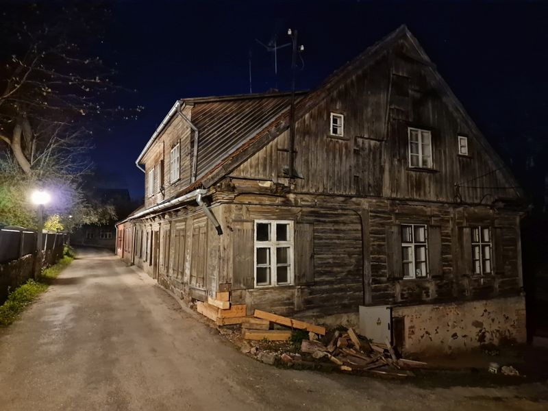 Kuldiga at night