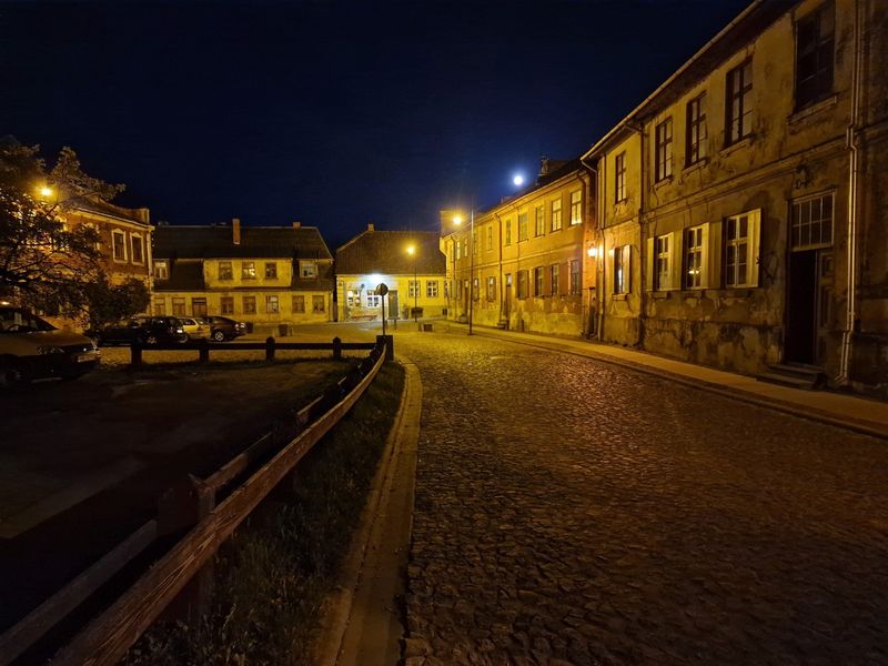Kuldiga at night