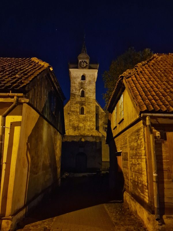 Kuldiga at night
