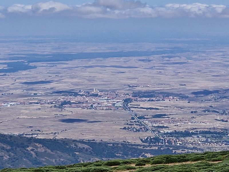 Pico de Penalara - view on Segovia