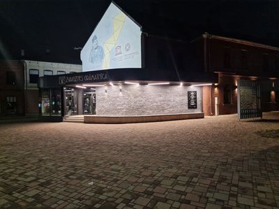Jekabpils during the night