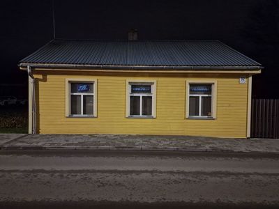 Jekabpils during the night