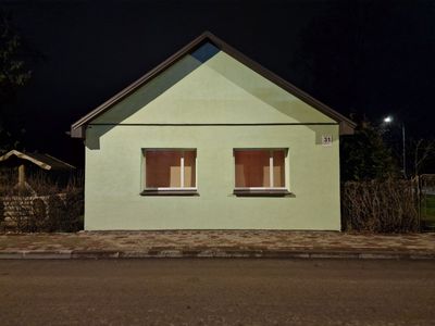 Jekabpils during the night