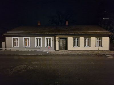 Jekabpils during the night