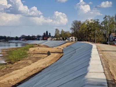 Jekabpils in early spring
