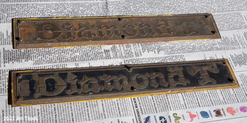 Spare Name Plate Front