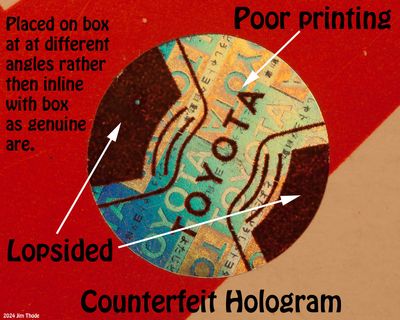 Counterfeit Hologram