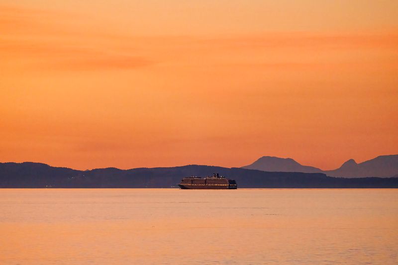Cruising into the sunset