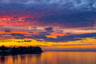 Sunset on Parksville Bay