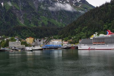 In port at Juneau