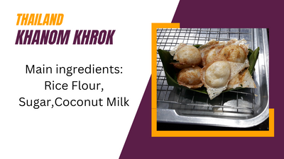 Khanom Khrok Thai Food Sweet Snack From Thailand