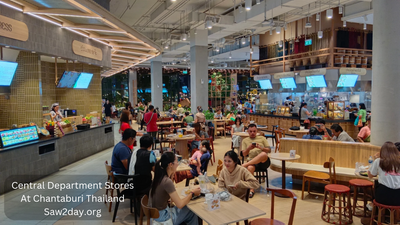 Chanthaburi In Thailand Shopping And Food, Central Department Store A Nice Option