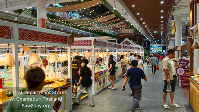 Food Courts In Chanthaburi Thailand Offer Clean And Economical Priced Food Options
