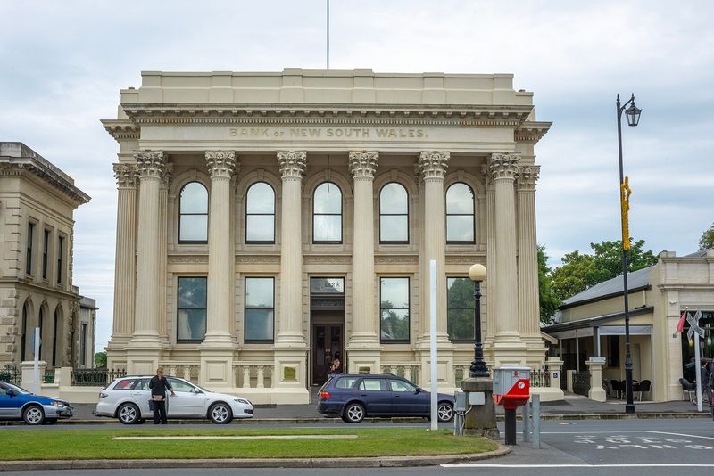 Old Bank of New South Wales in Oamaru