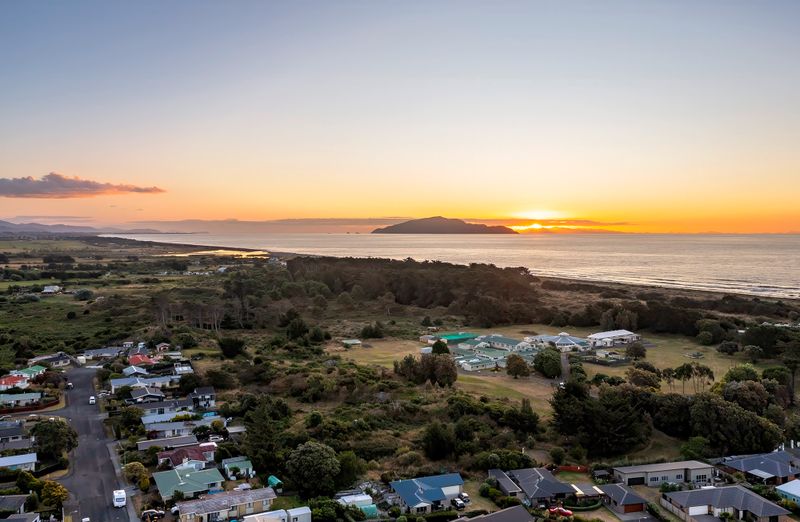 24 January 2024 - Popped the drone up over our house to capture the sunset