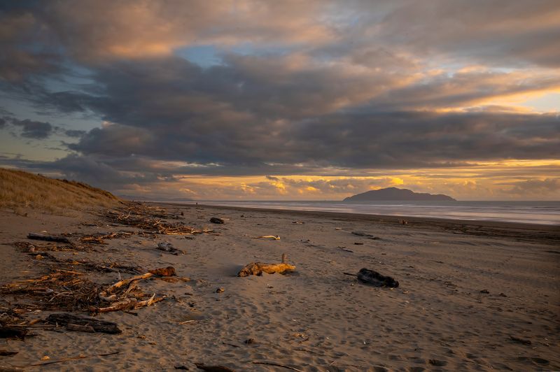 7 August 2024 - Ōtaki Beach looking south