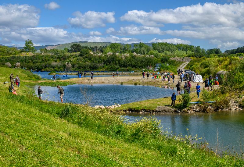 3 November 2024 - The Kapiti Fly Fishing club hosted a kids fishing day at the Winstone Lake Ponds - lots of rainbow trout caugh