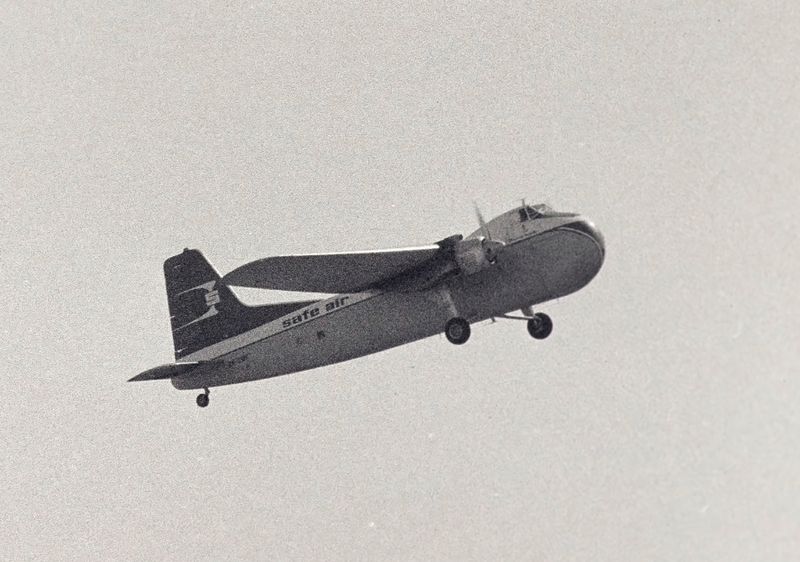 The Bristol Freighter takes off - 1979