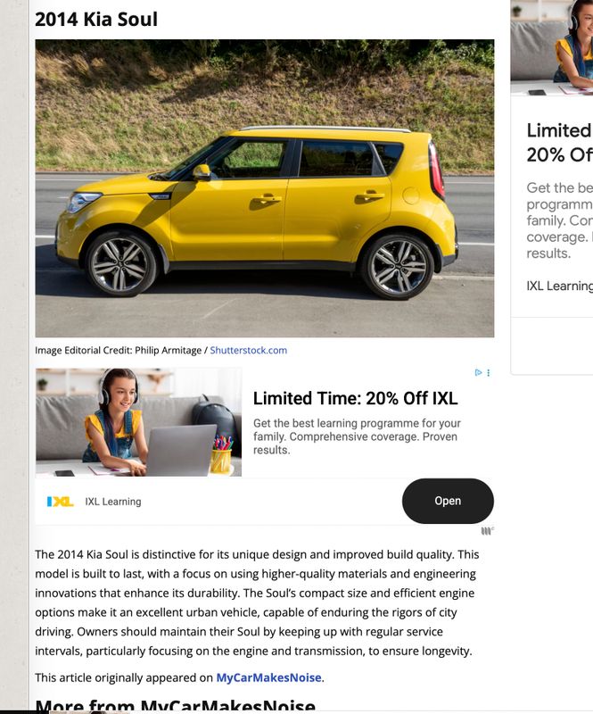Kia Soul from https://mycarmakesnoise.com/general/dependable-10-year-old-cars-ready-for-another-10-years/