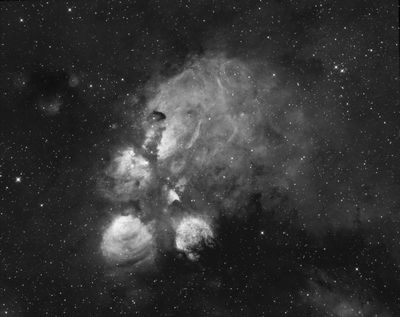 Ngc 6334, Cat's Paw nebula