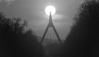 Coucher de soleil sur le Pont de la Fonderie