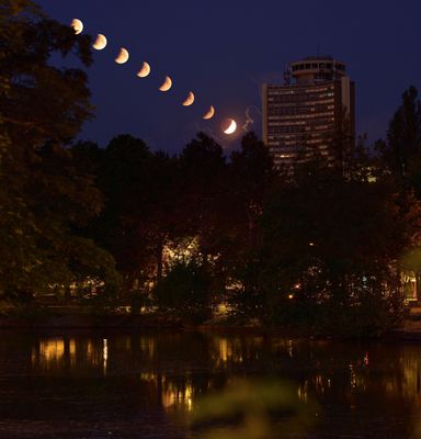 Eclipse de Lune, mai 2022