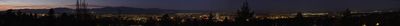 Panorama de début de nuit Mulhouse