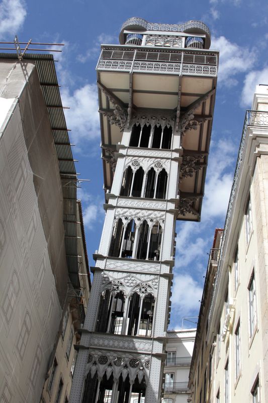 Santa Justa Elevador. (We spent 1st night in Tempo FLH near here