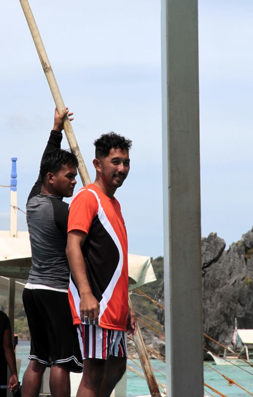 Dalton & assistant from the Calamian Islands Travel & Tours 