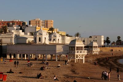 I spent some time in Cadiz after my excursion. Walked around the Caleta area around 730 PM.