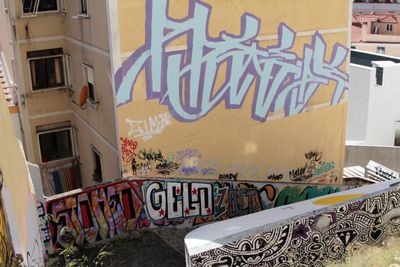 One part of Caracol Steps graffiti