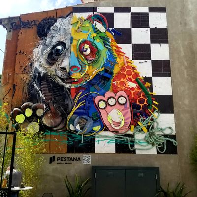 Young Half Panda by Bordalo II