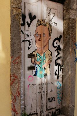 Porto has street art, but much, much less than Lisbon