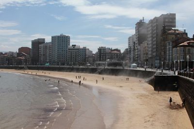 Long curved beach of San Lorenzo with haze gave a great 1st impression