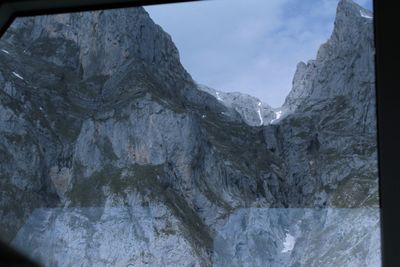  The picos from inside cable car