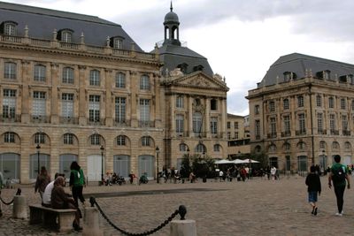 The elegant Place de la Bourse