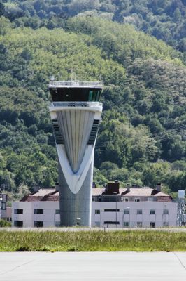  Went to the airport. Bilbao airport tower (not Calatrava but modern)