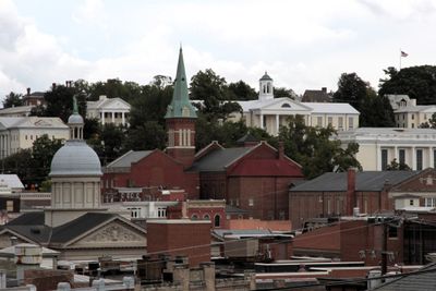 The views from Sears Hill Bridge (courthouse, Mary Baldwin, church spires, etc.) kept drawing me back to the Wharf.