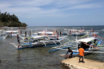 After a long drive we reached the area of the Underground River. First we had to take a bangka to the staging area and wharf.