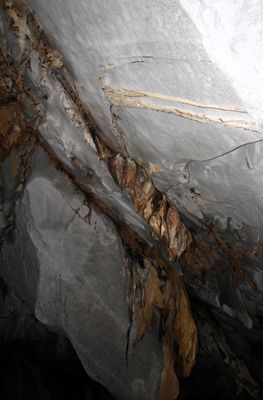 Typical cave formation above us
