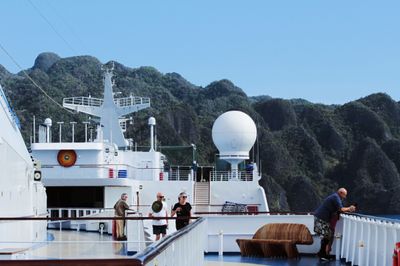  It's another great day in the Palawan. Tourism, especially water activities, are tops here. 