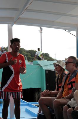 We went island hopping.  Our great guide Dalton introduced me to the term mamsir, his way of addressing all of us.