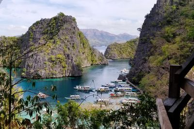 But one prize was this sight:  Twin Lakes, Kayangan & other