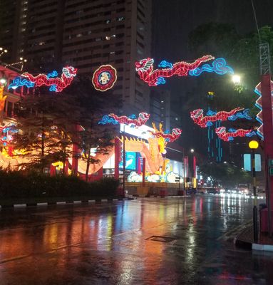 Rainy night at Hotel 1900 Chinatown.  But the streets around there were beautiful.