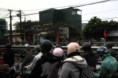 We found out quickly that scooters rule in Vietnam.  It was a long drive to Hoi An and we saw SO many.