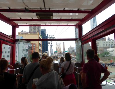 Stored my bag in a Bounce place; pizza man assured me he'd keep it safe behind the pizza counter. I headed to Roosevelt Island.