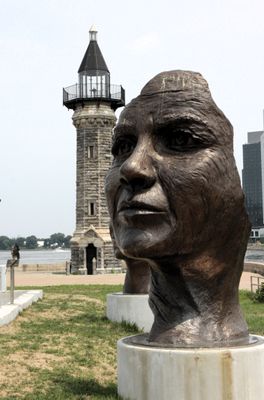Face of an old lady