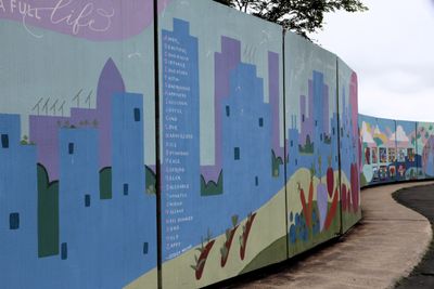 Sleepy Hollow artists painted a mural along the riverwalk
