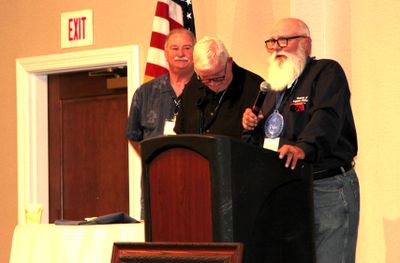 Rich Van Breeman accepts award